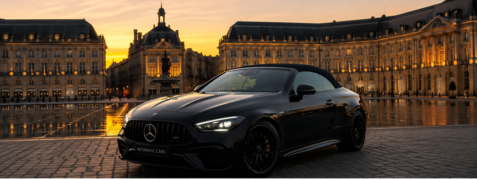 Location Mercedes noire haut de gamme à Bordeaux
