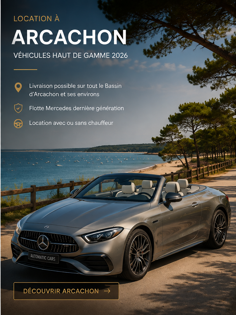 Location voiture haut de gamme Arcachon Automatic Cars